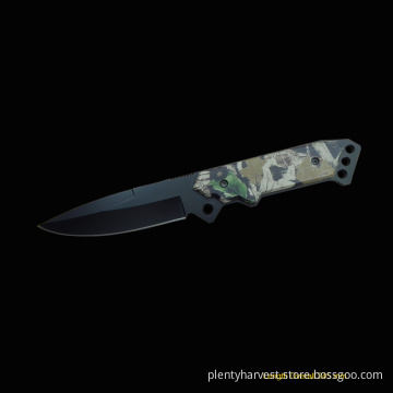 Fixed-Blade Knife with Camouflage (#3416)